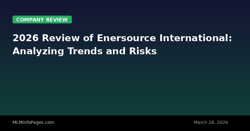 2026 Review of Enersource International: Analyzing Trends and Risks